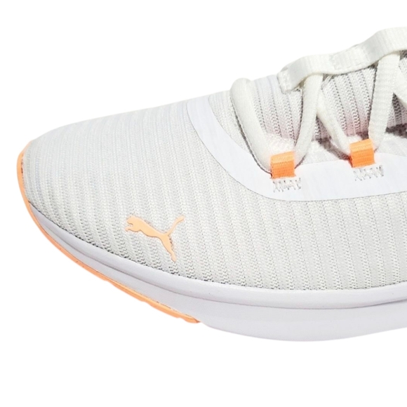 PUMA Softride Finesse Sport Sneakers White Fizzy Melon Size 10 - Picture 11 of 16